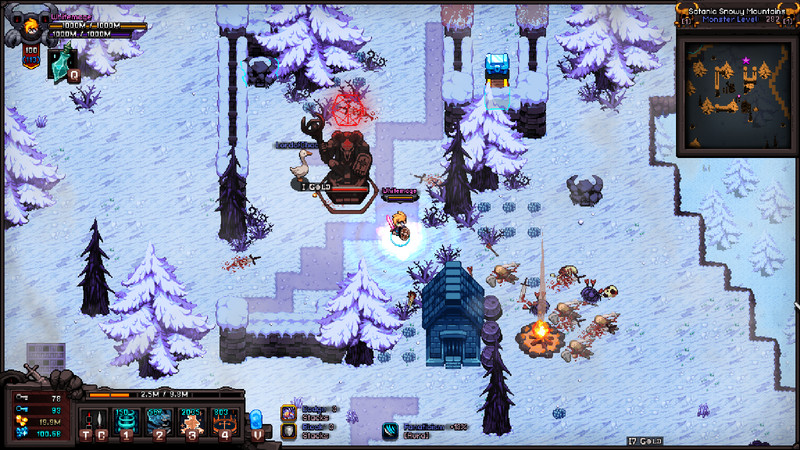 Nível de neve em Hero Siege