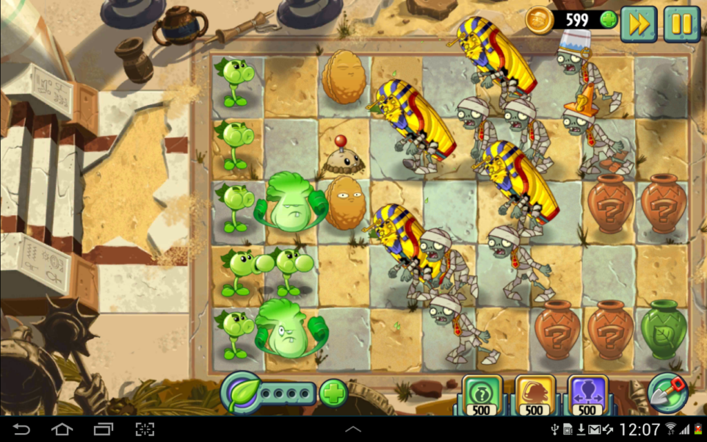 Partida de Plants Vs Zombies 2. Melhores jogos de Tower Defense em Daydreaming Games