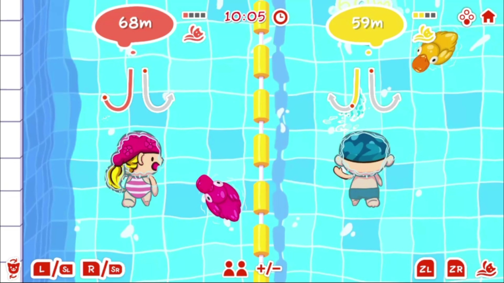 Tela do jogo Sport & Fun: Swimming