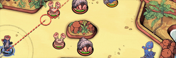 Gameplay de Flick Shot Rogues